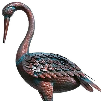 47" Copper And Green Metal Birds Garden Accents Accessories HomeRoots