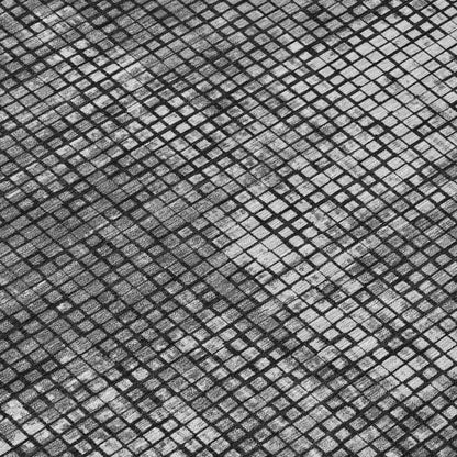 10' X 14' Gray And Graphite Abstract Washable Indoor Outdoor Area Rug HomeRoots