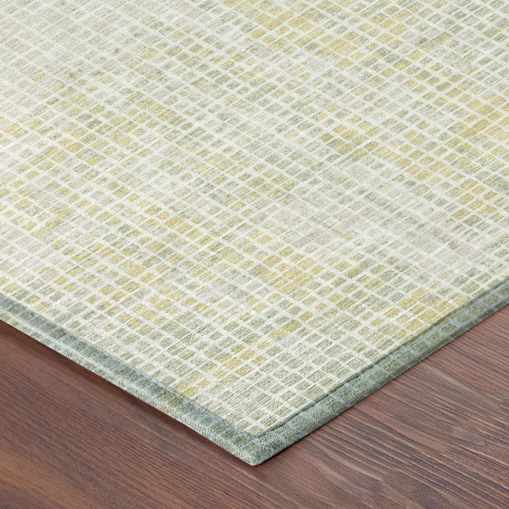 5' X 8' Ivory And Linen Abstract Washable Indoor Outdoor Area Rug HomeRoots
