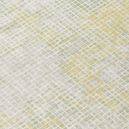 5' X 8' Ivory And Linen Abstract Washable Indoor Outdoor Area Rug HomeRoots