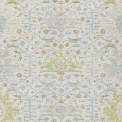 8' X 10' Ivory And Linen Oriental Washable Indoor Outdoor Area Rug