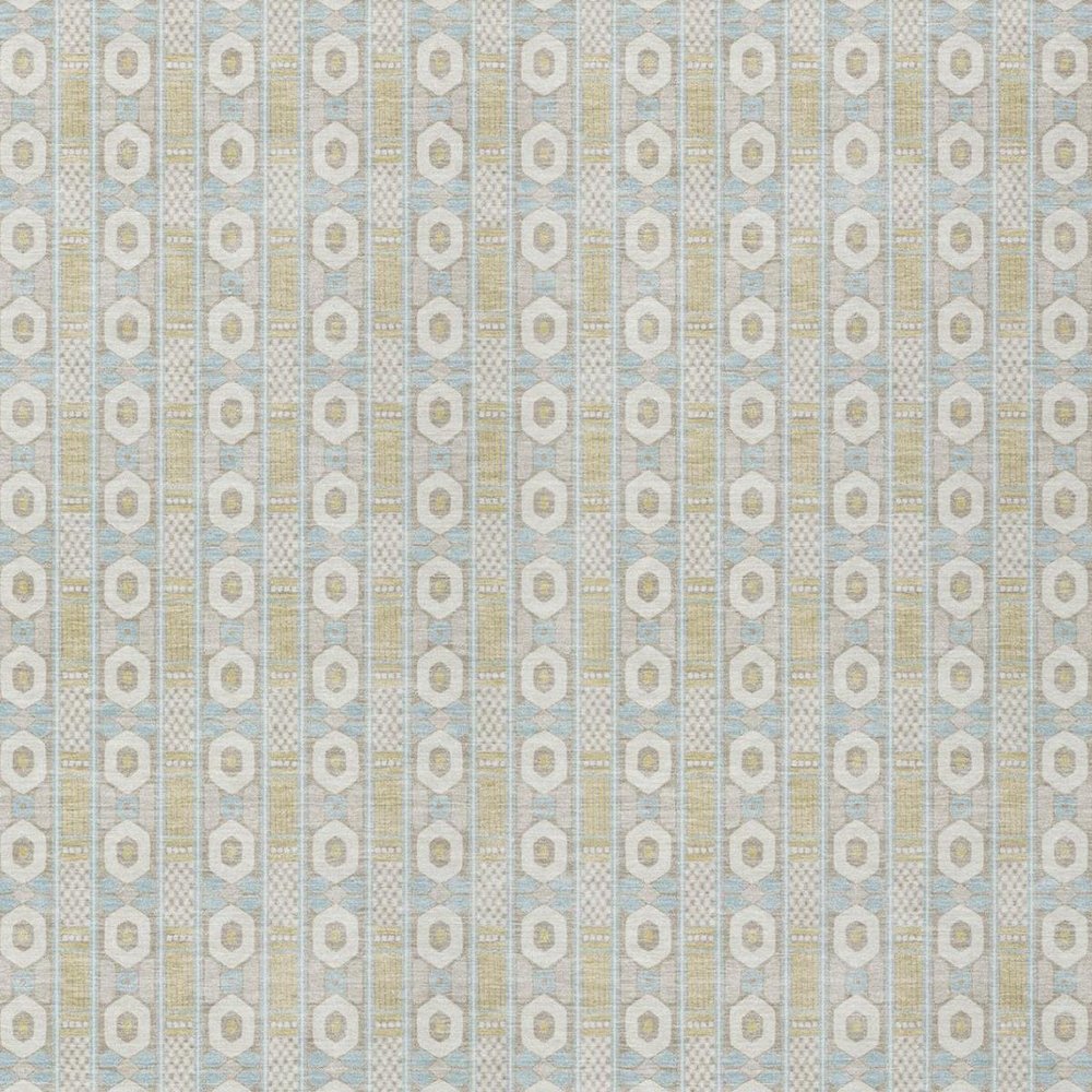 3' X 5' Ivory And Silver Striped Washable Indoor Outdoor Area Rug — view 7