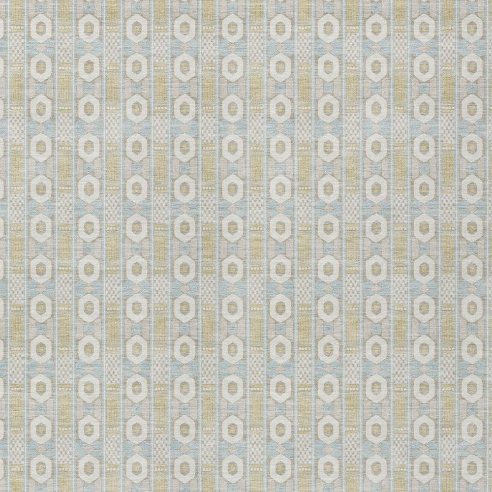 3' X 5' Ivory And Silver Striped Washable Indoor Outdoor Area Rug — view 9