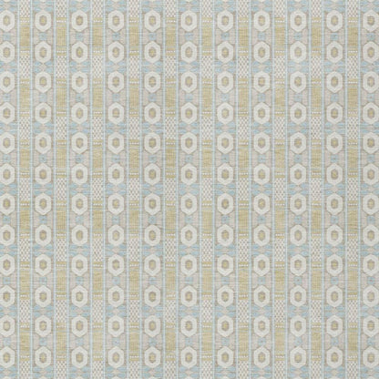 10' X 14' Ivory And Silver Striped Washable Indoor Outdoor Area Rug