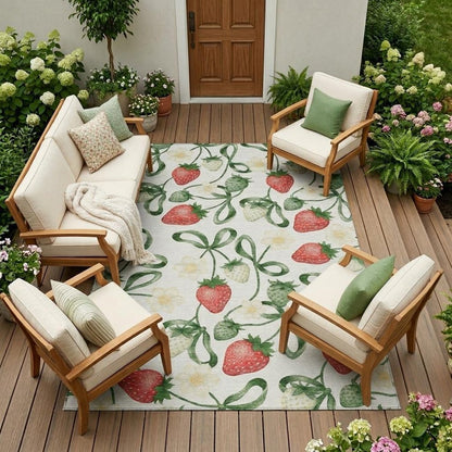 10' X 14' Ivory And Linen Floral Washable Indoor Outdoor Area Rug HomeRoots