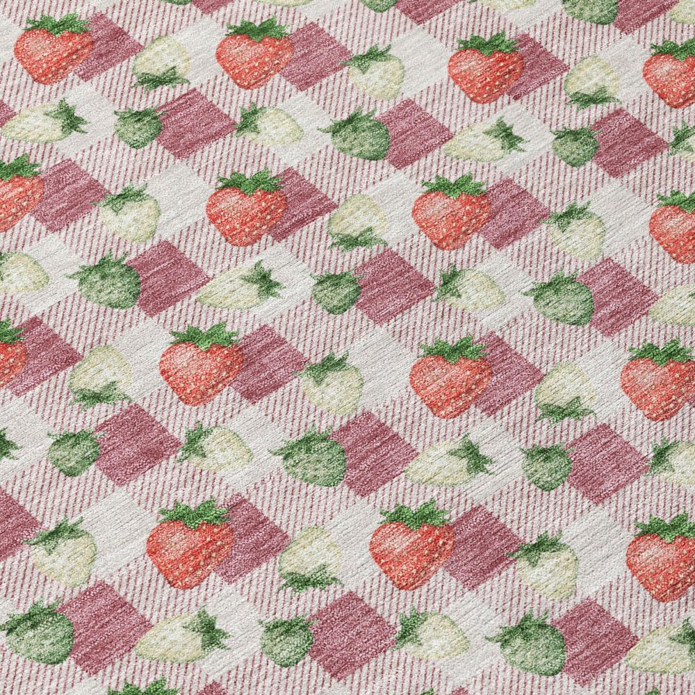 10' X 14' Blush And Pink Floral Washable Indoor Outdoor Area Rug HomeRoots