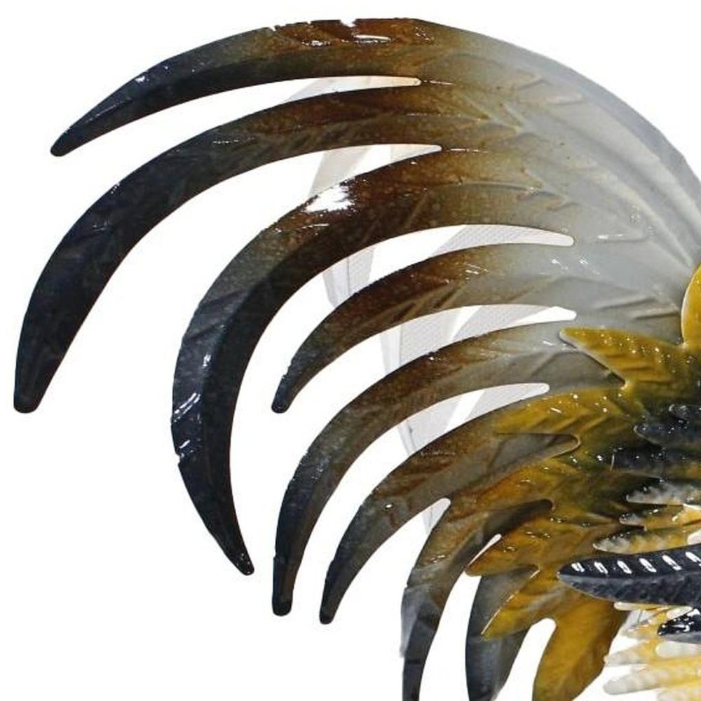 16" Yellow White And Red Metal Birds Garden Accents Accessories — view 3