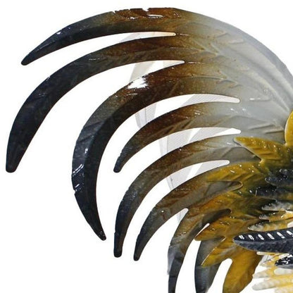 16" Yellow White And Red Metal Birds Garden Accents Accessories HomeRoots