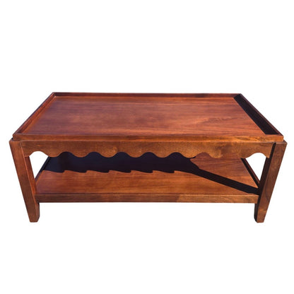 48" Chestnut Solid Wood Coffee Table HomeRoots