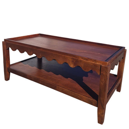 48" Chestnut Solid Wood Coffee Table HomeRoots