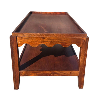 48" Chestnut Solid Wood Coffee Table HomeRoots