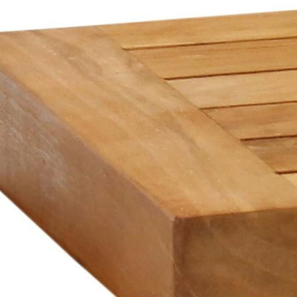 12" Brown Solid Wood Wall Mounted Floating Shelf HomeRoots