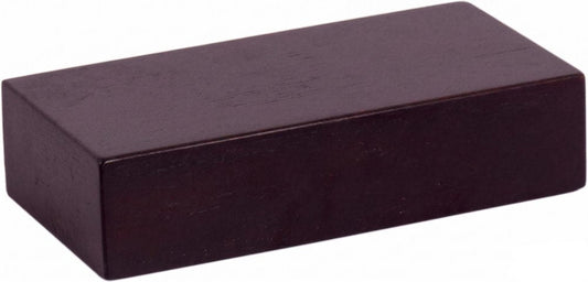 12" Espresso Solid Wood Wall Mounted Floating Shelf