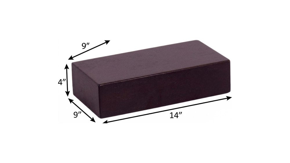 12" Espresso Solid Wood Wall Mounted Floating Shelf — view 5