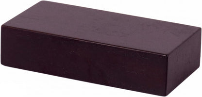 24" Espresso Solid Wood Wall Mounted Floating Shelf