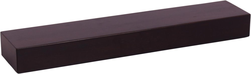 24" Espresso Solid Wood Wall Mounted Floating Shelf — view 15