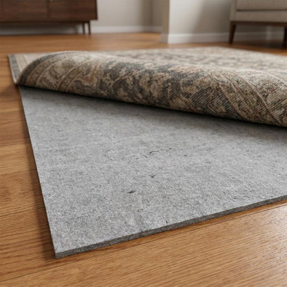 8' X 11' Gray And Black Non Slip Rug Pad HomeRoots