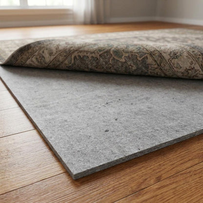 6' x 9' Gray And Black Non Slip Rug Pad HomeRoots