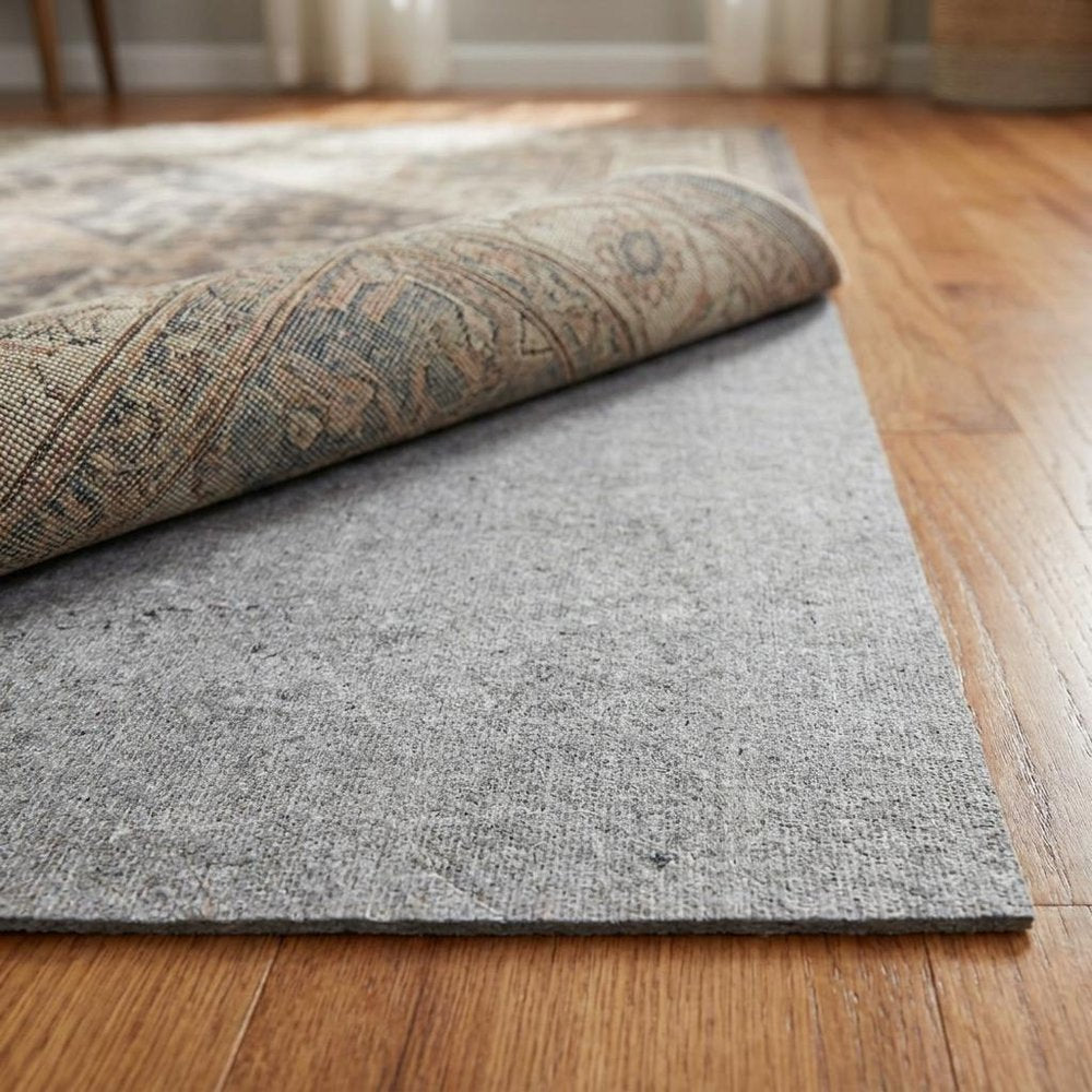 5' x 8' Gray And Black Non Slip Rug Pad HomeRoots