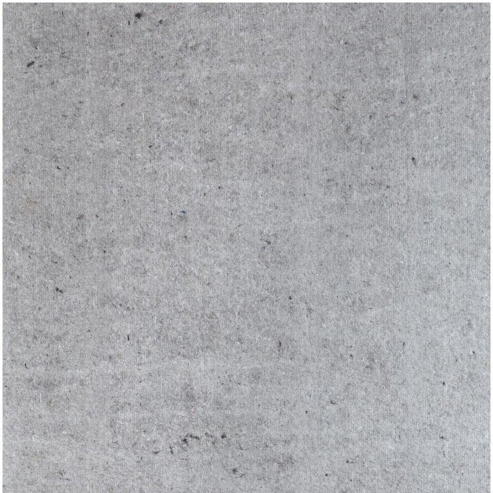 8' Round Gray And Black Non Slip Rug Pad — view 6