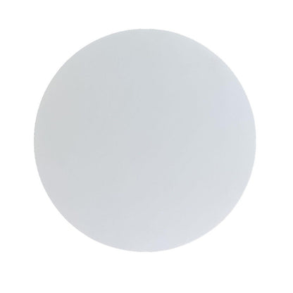 36" White Solid Wood Round Drum Coffee Table HomeRoots