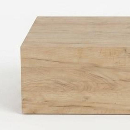 Set of Two 16" Oak Wood One Drawer Floating Nightstand HomeRoots