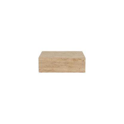 Set of Two 16" Oak Wood One Drawer Floating Nightstand HomeRoots