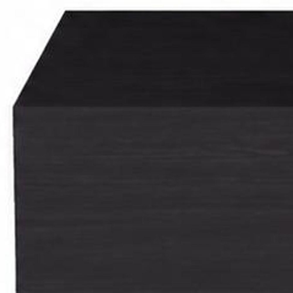 Set of Two 16" Oak Wood One Drawer Floating Nightstand — view 10
