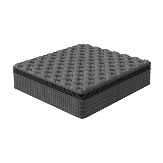 12" King Lumbar Support Memory Foam Hybrid Mattress HomeRoots