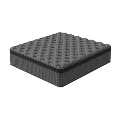12" King Lumbar Support Memory Foam Hybrid Mattress HomeRoots