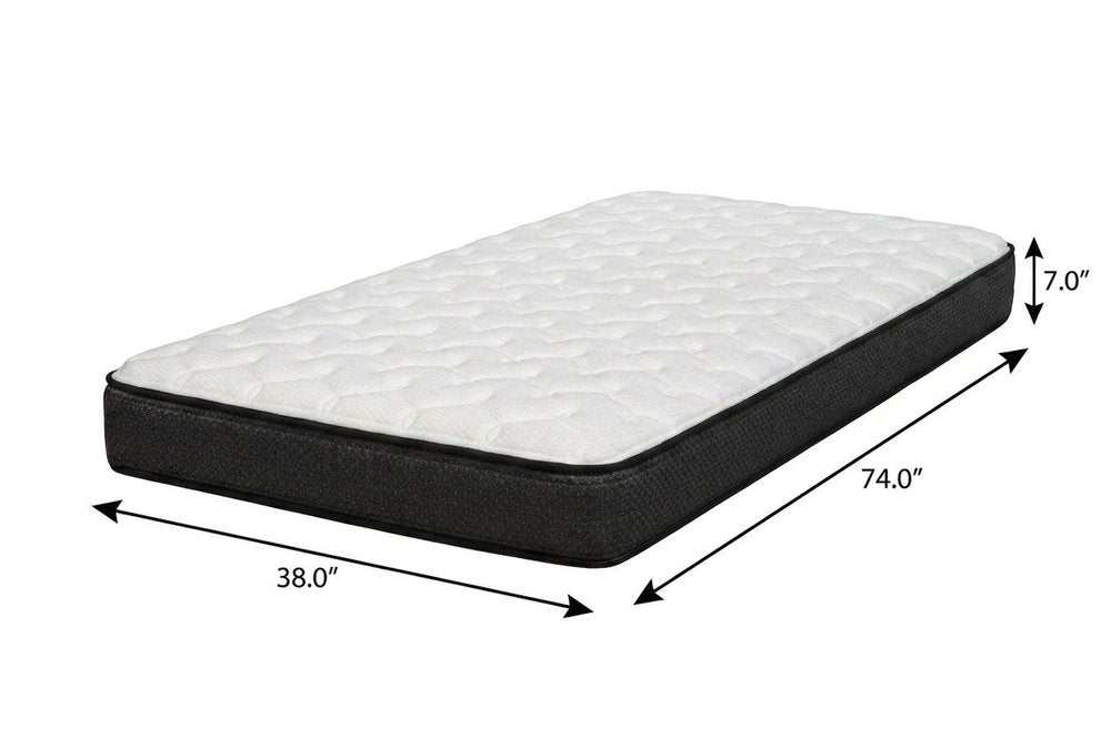 7" Split California King Foam Plush Foam Mattress HomeRoots