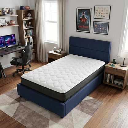7" Split California King Foam Plush Foam Mattress HomeRoots