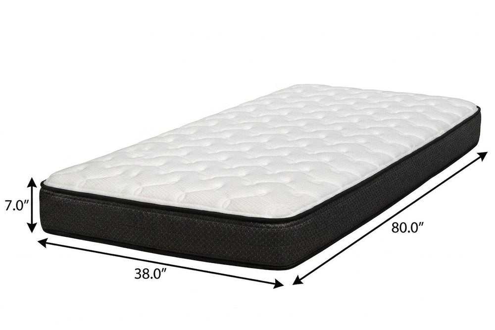 7" Split California King Foam Plush Foam Mattress HomeRoots