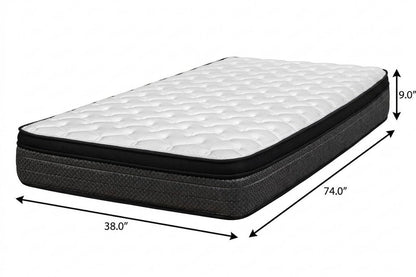 9" California King Foam Medium Euro Top Foam Mattress HomeRoots
