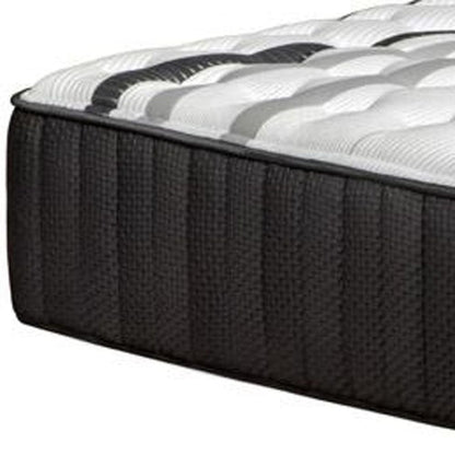 14" Graphite And Titanium Infused Twin Gel Memory Foam Firm Hybrid Mattress HomeRoots