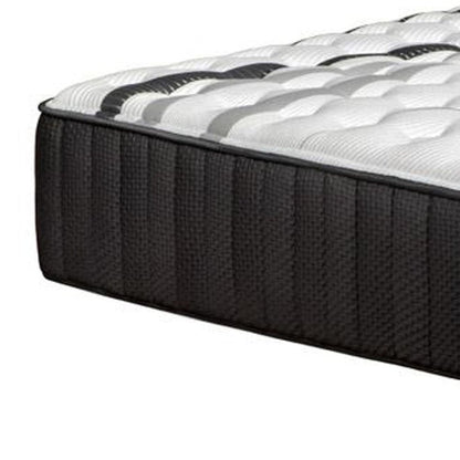 14" Graphite And Titanium Infused Twin Gel Memory Foam Firm Hybrid Mattress HomeRoots