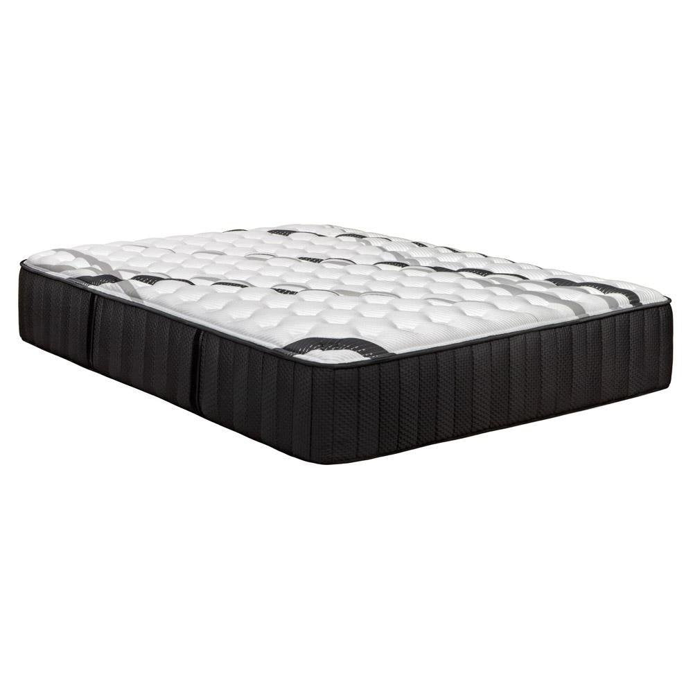 14" Graphite And Titanium Infused Twin Gel Memory Foam Firm Hybrid Mattress HomeRoots