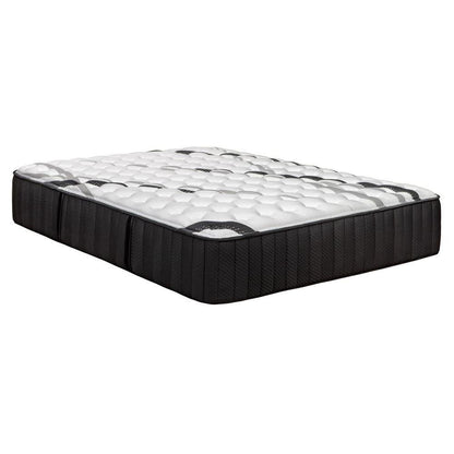 14" Graphite And Titanium Infused Twin Gel Memory Foam Firm Hybrid Mattress HomeRoots