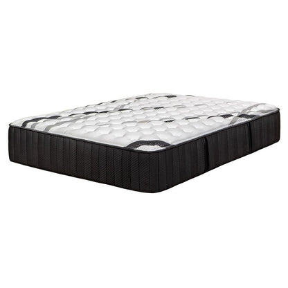 14" Graphite And Titanium Infused Twin Gel Memory Foam Firm Hybrid Mattress HomeRoots