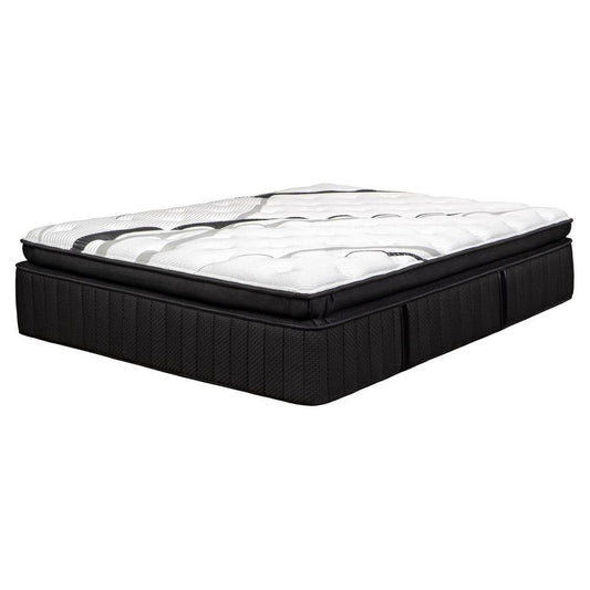 16" Graphite And Titanium Infused Split California King Gel Memory Foam Ultra plush Hybrid Mattress