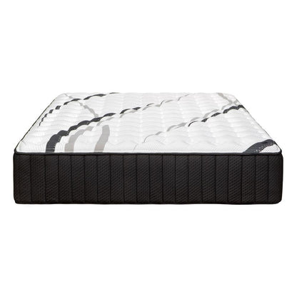 14" Graphite And Titanium Infused Split California King Gel Memory Foam Medium Hybrid Mattress