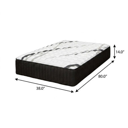 14" Graphite And Titanium Infused Split California King Gel Memory Foam Medium Hybrid Mattress