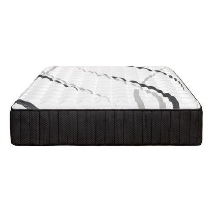 14" Graphite And Titanium Infused Split California King Gel Memory Foam Medium Hybrid Mattress