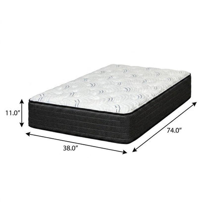 11" Split California King Foam Extra Firm Hybrid Mattress
