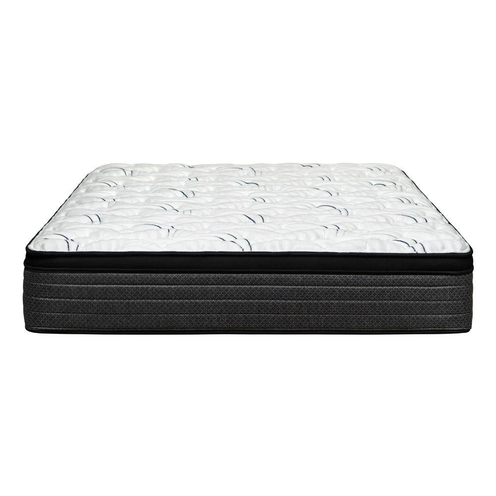 12" Split California King Foam Plush Euro Top Hybrid Mattress — view 1