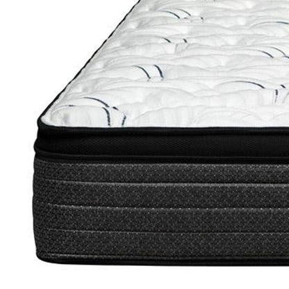 12" Split California King Foam Plush Euro Top Hybrid Mattress HomeRoots