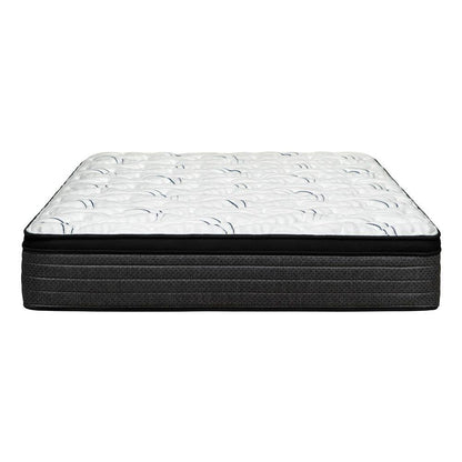 12" Split California King Foam Plush Euro Top Hybrid Mattress HomeRoots