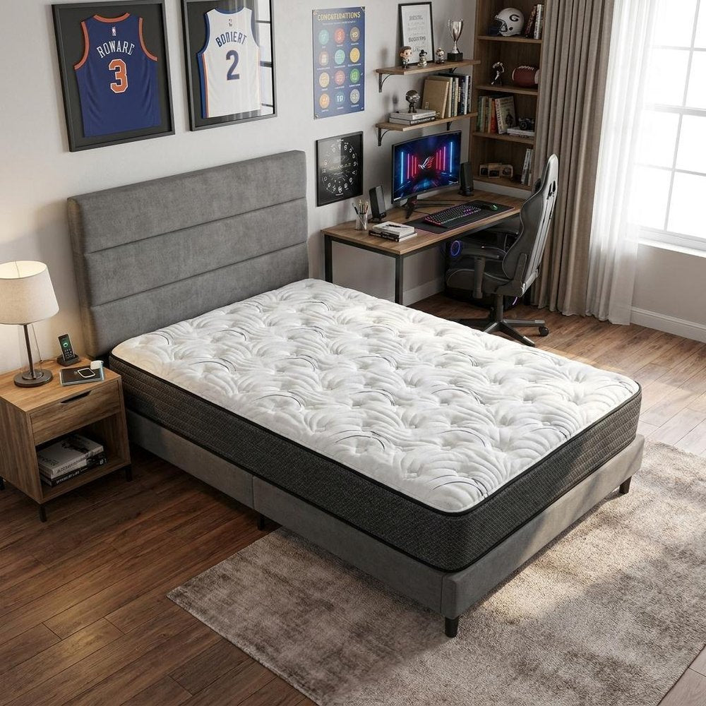 11" Twin Foam Medium Hybrid Mattress — view 5