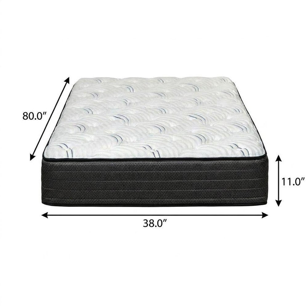 11" Twin Foam Medium Hybrid Mattress HomeRoots