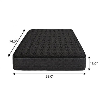 13" Copper Infused Split California King Gel Memory Foam Extra Firm Hybrid Mattress HomeRoots